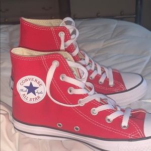 Red Hightop Converse
